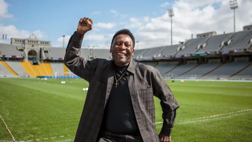 Pelé. Foto: Xavi Torrent/Getty Images.