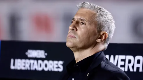 Hernan Crespo durante São Paulo x Atlético Nacional, pela Libertadores. Foto: Marcello Zambrana/AGIF