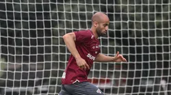 Lucas Moura em treino do São Paulo - Foto: Erico Leonan/São Paulo FC