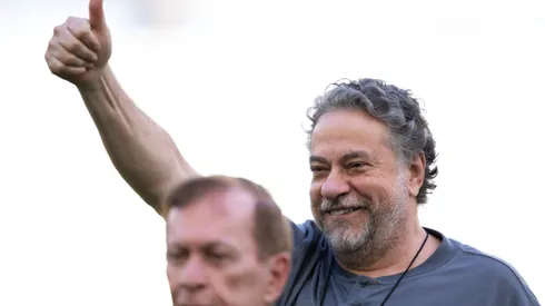 Julio Casares presidente do Sao Paulo antes da partida contra o Flamengo no estadio Maracana pelo campeonato Brasileiro A 2025. Foto: Jorge Rodrigues/AGIF