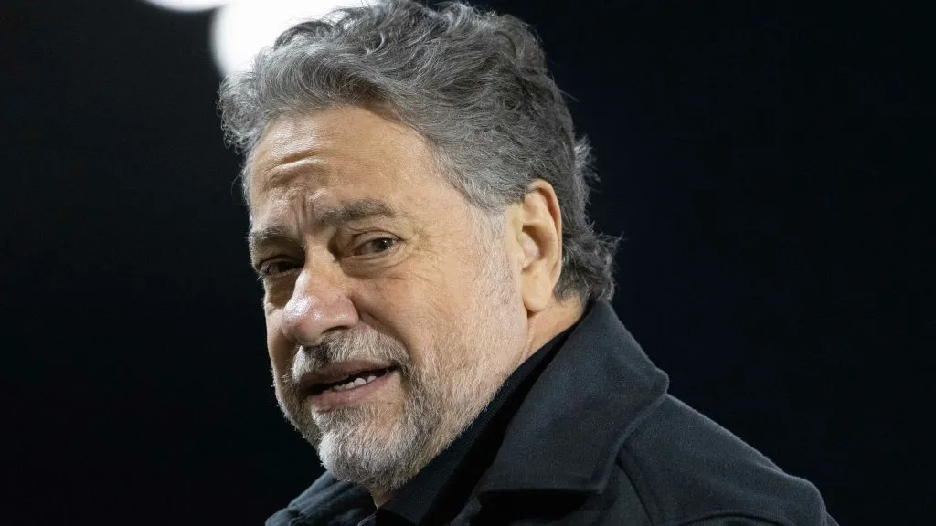 Presidente do Sao Paulo, Julio Casares, no estadio Cicero De Souza Marques para partida entre Bragantino e Sao Paulo pelo campeonato Brasileiro A 2025. Foto: Joisel Amaral/AGIF