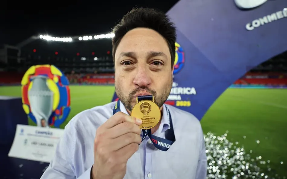 Arthur Elias durante final da Copa América. Foto: Lívia Villas Boas/CBF