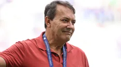 Pedro Lourenço antes da partida entre Cruzeiro e Corinthians