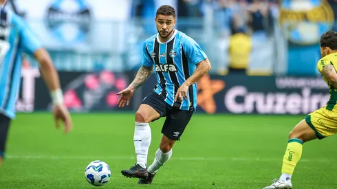 João Pedro em ação contra o Mirassol, última partida em que disputou.