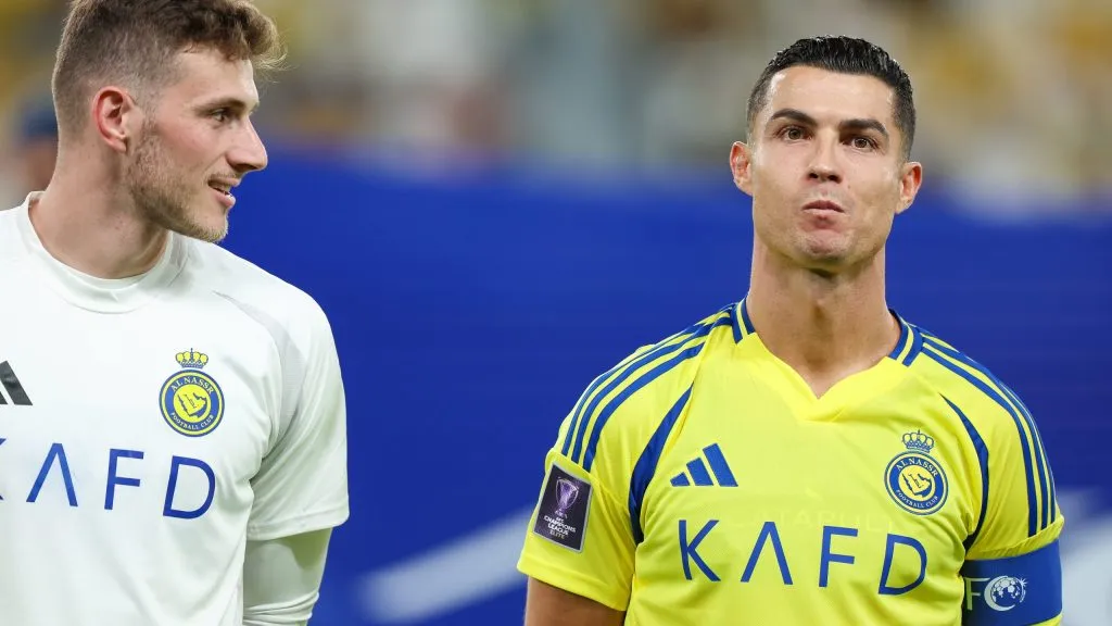 Bento e Cristiano Ronaldo no Al Nassr - Yasser Bakhsh/Getty Images