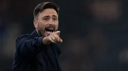 Davide Ancelotti técnico do Botafogo durante partida contra o Atlético-MG - Foto: Jorge Rodrigues/AGIF