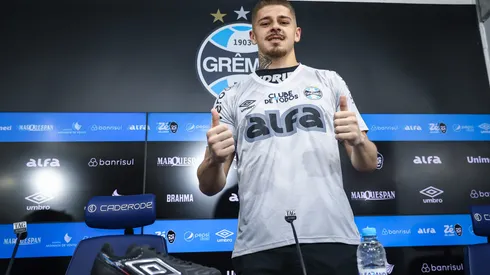 Goleiro Jorge no Grêmio - Foto: Lucas Uebel/Grêmio