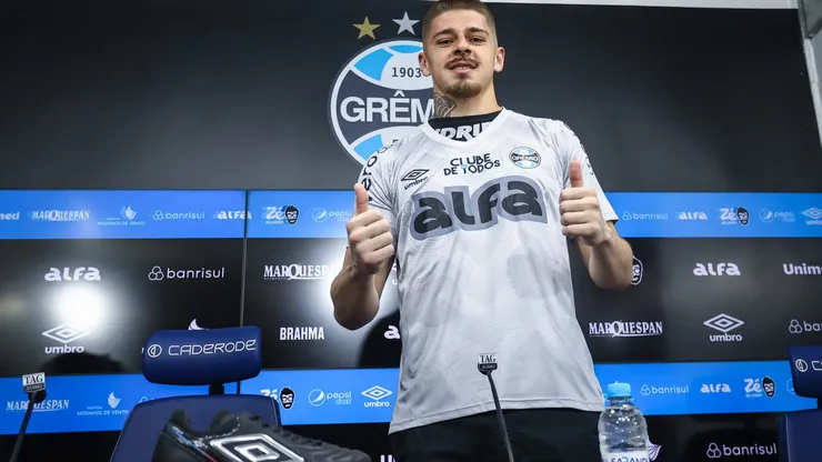 Goleiro Jorge no Grêmio - Foto: Lucas Uebel/Grêmio
