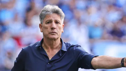 Renato Portaluppi em jogo na Arena em Porto Alegre.