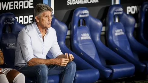 Renato Gaúcho, na partida entre Fluminense x Lanús pela Sul-Americana (MARINA GARCIA / FLUMINENSE F.C.)