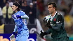 Cássio e Léo Jardim. Fotos: Marcello Zambrana/AGIF e Thiago Ribeiro/AGIF.