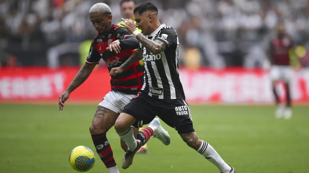 Zaracho em Flamengo x Atlético-MG - Foto: Pedro Vilela/Getty Images