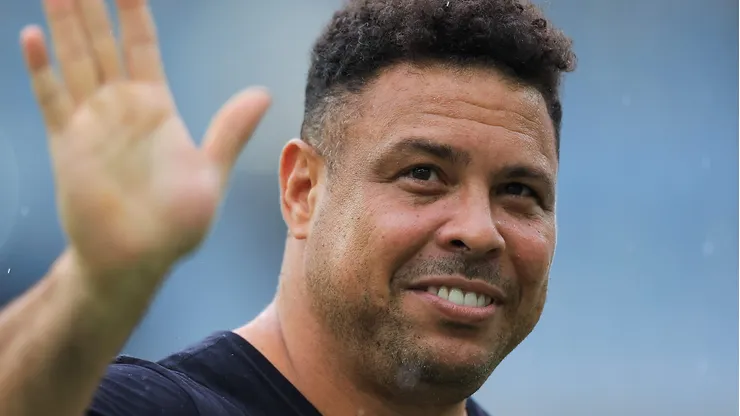 Ronaldo Nazario, em amistoso do Flamengo e amigos da Itália