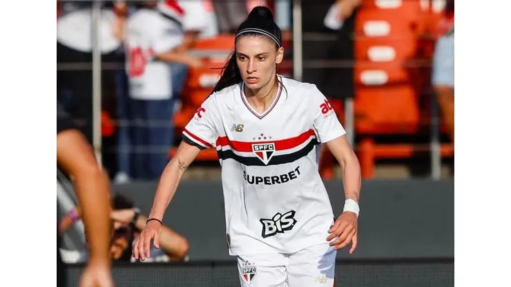 Lateral do São Paulo, Bruna Calderan. Foto: Revend Chiri/São Paulo FC