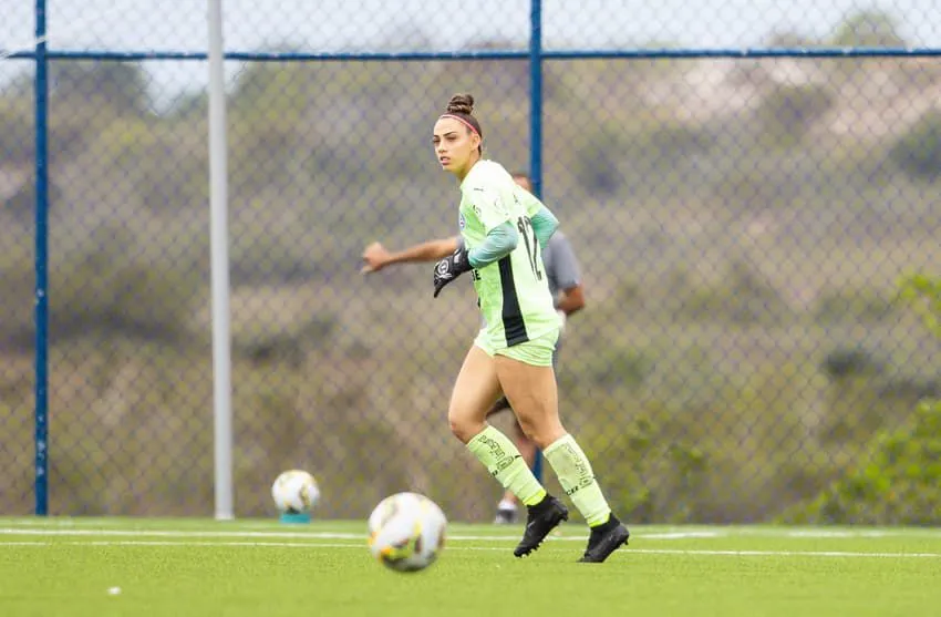 Goleira Yanne, do Bahia. Foto: Letícia Martins/EC Bahia