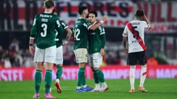 Jogadores do Palmeiras celebram vitória diante do River Plate - (Photo by Marcelo Endelli/Getty Images)