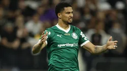 Murilo, zagueiro do Palmeiras em partida pelo campeonato brasileiro