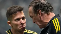 Cuca e Bernard no Atlético. Foto: Fernando Moreno/AGIF