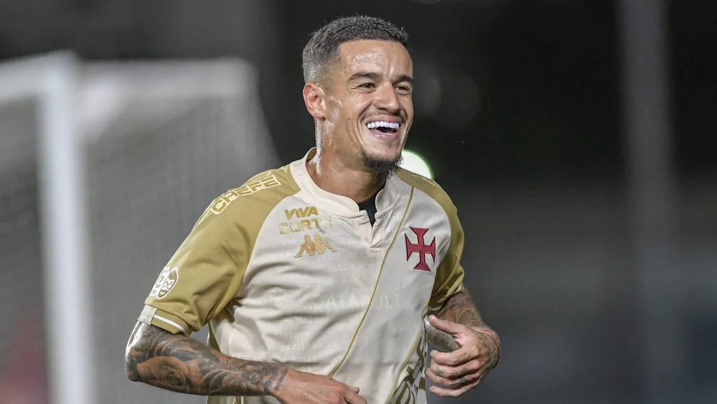 Coutinho pelo Vasco. Foto: Thiago Ribeiro/AGIF