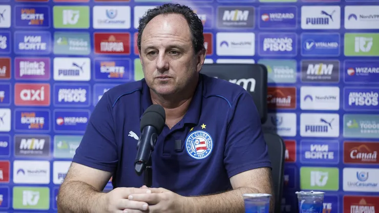 Rogério Ceni, em entrevista coletiva (Divulgação/Bahia)