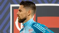 SP - BRAGANCA PAULISTA - 23/07/2025 - BRASILEIRO A 2025, BRAGANTINO X FLAMENGO - JORGINHO jogador do Flamengo durante partida contra o Bragantino no estadio Cicero De Souza Marques pelo campeonato Brasileiro A 2025.