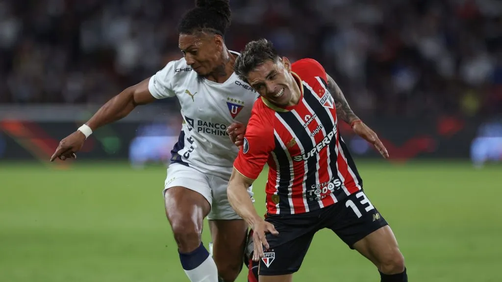 LDU vs São Paulo pela Libertadores. (Photo by Franklin Jacome/Getty Images)