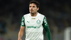 Raphael Veiga jogador do Palmeiras durante partida contra o Fluminense no estadio Maracana pelo campeonato Brasileiro A 2025. Foto: Jorge Rodrigues/AGIF