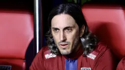 Luis Zubeldia tecnico do Sao Paulo durante partida contra o Talleres no estadio Morumbi pelo campeonato Copa Libertadores 2025. Foto: Marcello Zambrana/AGIF