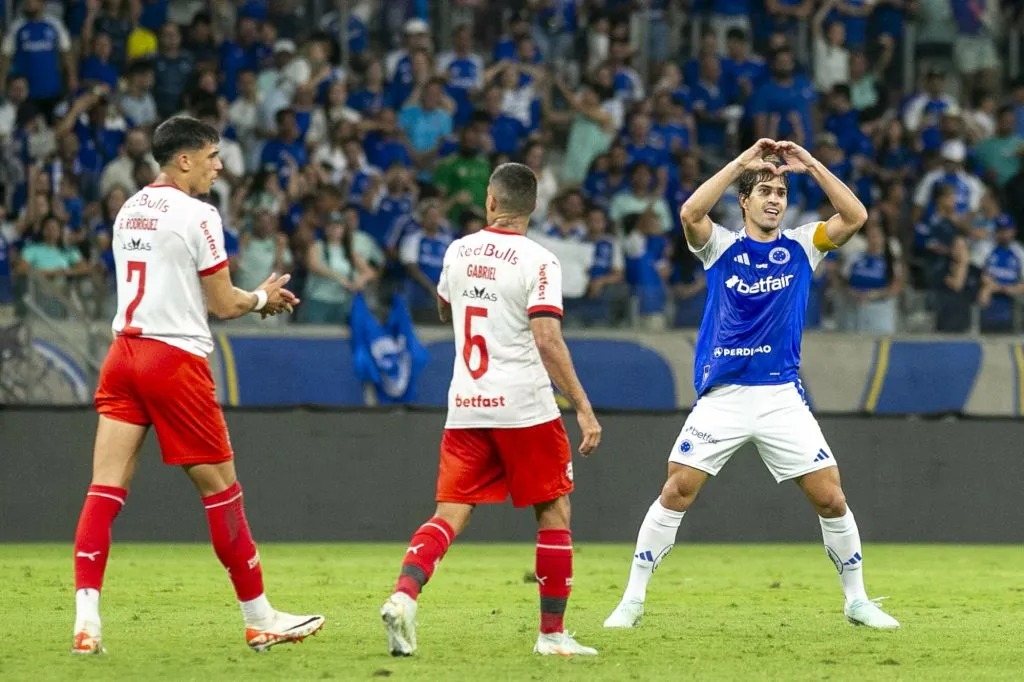 Cruzeiro venceu o Bragantino em casa na última rodada. Foto: Fernando Moreno/AGIF