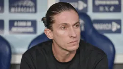 Filipe Luis tecnico do Flamengo durante partida contra o Vasco no estadio Maracana pelo campeonato Brasileiro A 2025. Foto: Thiago Ribeiro/AGIF