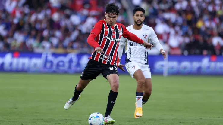 Ação foi realizada no começo do jogo entre São Paulo e LDU