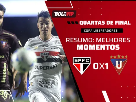 São Paulo perde mais uma para a LDU e está eliminado da Libertadores