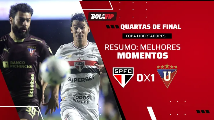 São Paulo perde mais uma para a LDU e está eliminado da Libertadores. Foto: Alan Morici/AGIF