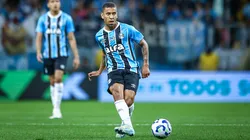 Marcos Rocha em ação com a camisa do Grêmio. FOTO: LUCAS UEBEL/GREMIO FBPA