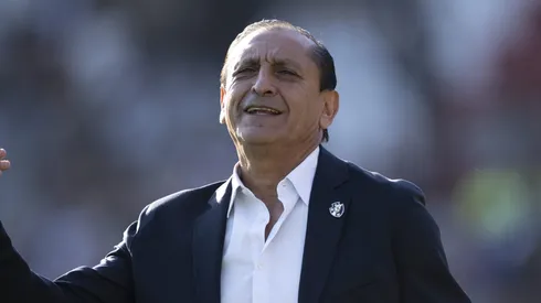 Ramón Díaz no Corinthians em 2024. Foto: Jorge Rodrigues/AGIF