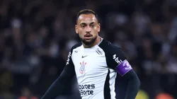 Maycon jogador do Corinthians durante partida contra o Athletico-PR no estadio Arena Corinthians pelo campeonato Copa Do Brasil 2025. Foto: Marcello Zambrana/AGIF