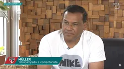 Muller comenta na TV Gazeta - Foto: Reprodução/TV Gazeta