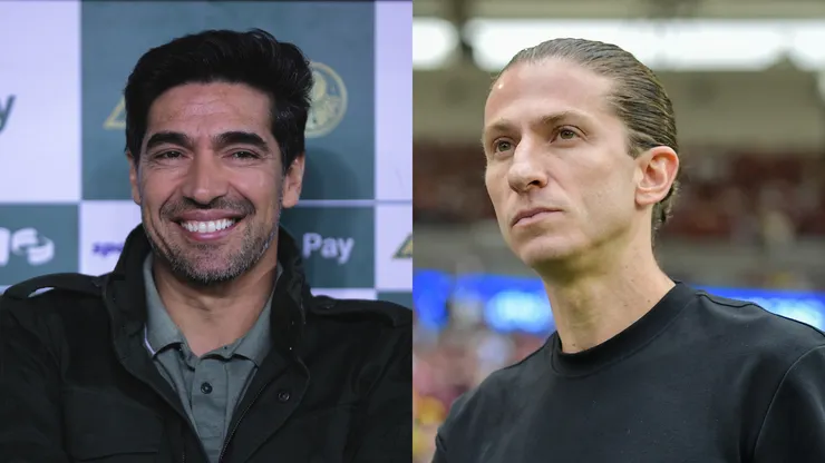 Abel Ferreira e Filipe Luís possuem currículos bem distintos