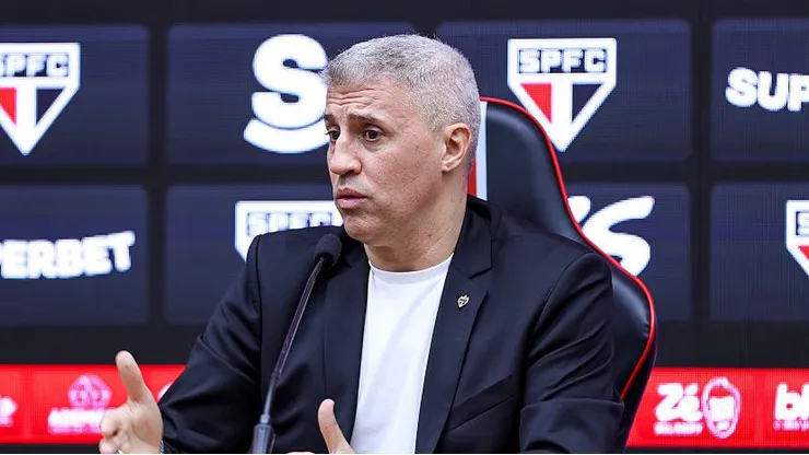 Crespo no São Paulo. Foto: Ricardo Moreira/Getty Images