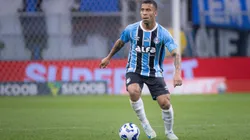 Marcos Rocha jogador do Gremio durante partida contra o Botafogo no estadio Arena do Gremio pelo campeonato Brasileiro A 2025. Foto: Maxi Franzoi/AGIF