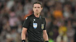 O arbitro Ramon Abatti Abel durante partida entre Fluminense e Palmeiras no estadio Maracana pelo campeonato Brasileiro A 2025. Foto: Thiago Ribeiro/AGIF