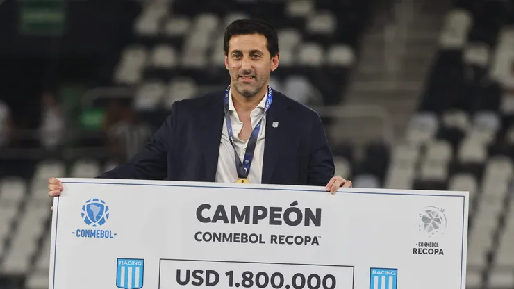 O Racing de Milito venceu o Botafogo na Recopa de 2025. Photo by Wagner Meier/Getty Images