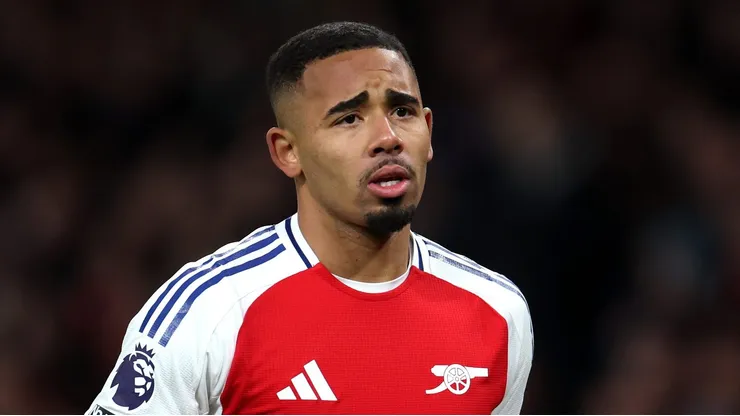 Gabriel Jesus, atacante do Arsenal - Foto: Alex Pantling/Getty Images