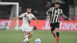 RJ - RIO DE JANEIRO - 26/04/2025 - BRASILEIRO A 2025, BOTAFOGO X FLUMINENSE - Martinelli jogador do Fluminense durante partida contra o Botafogo no estadio Engenhao pelo campeonato Brasileiro A 2025. Foto: Thiago Ribeiro/AGIF