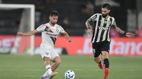 RJ - RIO DE JANEIRO - 26/04/2025 - BRASILEIRO A 2025, BOTAFOGO X FLUMINENSE - Martinelli jogador do Fluminense durante partida contra o Botafogo no estadio Engenhao pelo campeonato Brasileiro A 2025. Foto: Thiago Ribeiro/AGIF