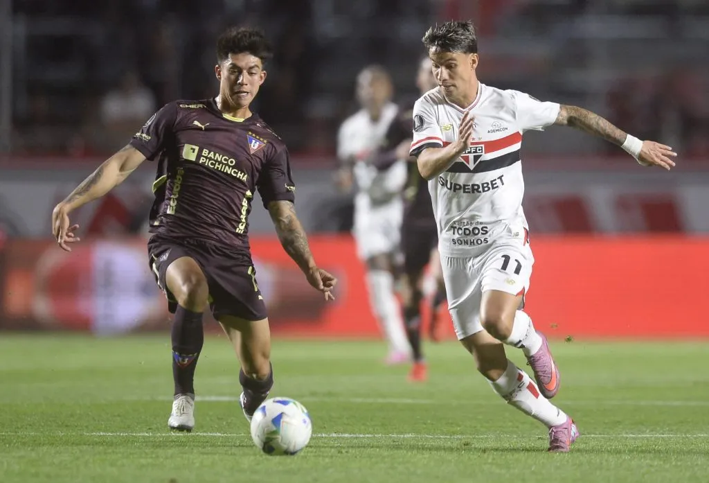São Paulo perdeu para a LDU e foi eliminado da Libertadores. Foto: Alan Morici/AGIF