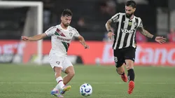 Martinelli, jogador do Fluminense, durante partida contra o Botafogo no estadio Engenhao pelo campeonato Brasileiro A 2025. Foto: Thiago Ribeiro/AGIF