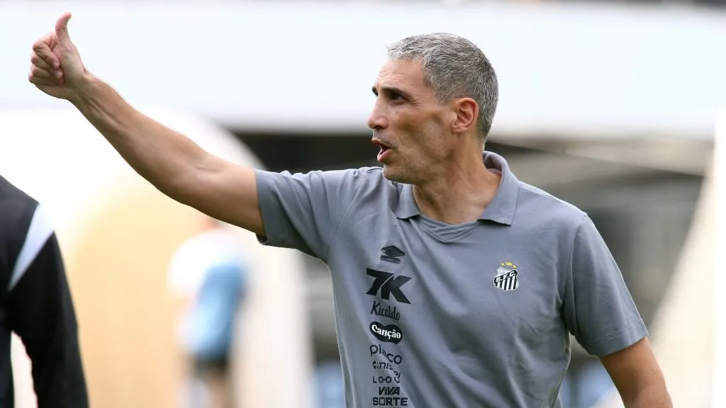Vojvoda é o técnico do Santos. Foto: Mauricio De Souza/AGIF
