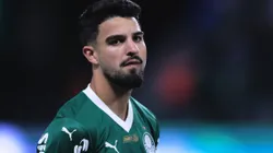 Flaco López durante partida entre Palmeiras e Internacional, no Allianz Parque, pelo Brasileirão.