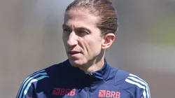 Filipe Luís em treino do Flamengo - Foto: Gilvan de Souza